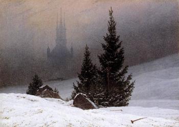 Caspar David Friedrich : Winter Landscape II